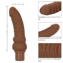 Power Stud Rechargeable Curvy Vibe in Brown