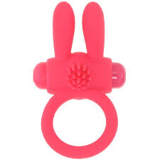 Neon Rabbit Vibrating Cock Ring