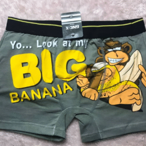 "Yo Look At My Big Banana" Cotton Boxers